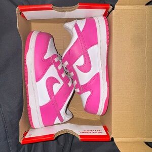 Nike Dunk Pink and White Sneakers